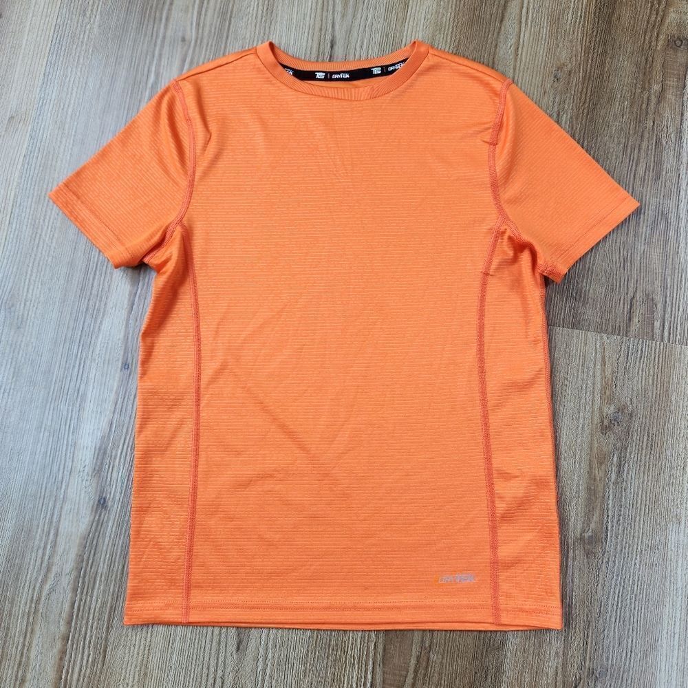 💜Tek Gear Orange Athletic Short Sleeve Top Youth Medium
